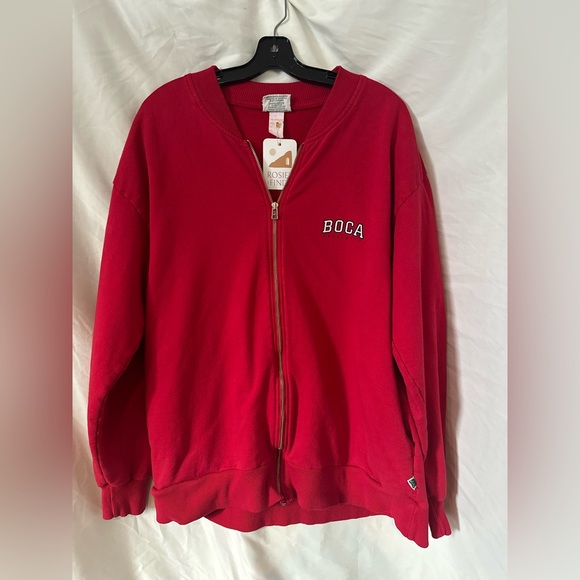 Vintage red Boca zip up - Picture 2 of 7
